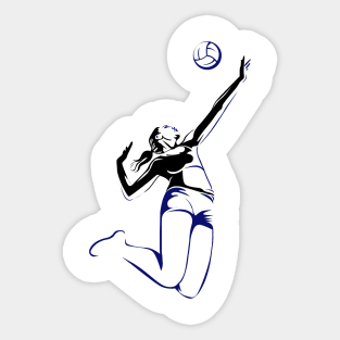 volleyball player Sticker